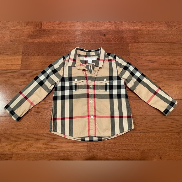 Burberry button down 18 month - Picture 2 of 6